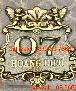 Biển số nhà đúc đồng cao cấp