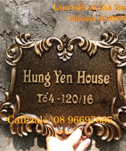 Biển số nhà đúc theo yêu cầu