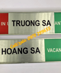Biển tên phòng họp thay đổi nội dung