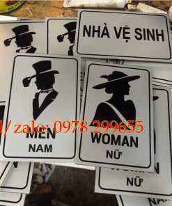 Biển hiệu wc giá rẻ