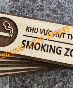 Biển báo cấm hút thuốc lấy ngay sau 5 phút