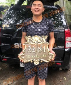 Biển đúc số nhà theo yêu cầu