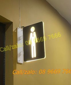 Biển nhà vệ sinh toilet phát sáng