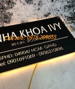 Biển số nhà phát sáng đẹp rẻ