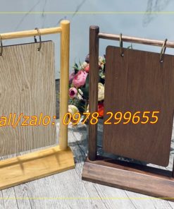 Kệ menu gỗ đặt bàn A4,A5 giá rẻ