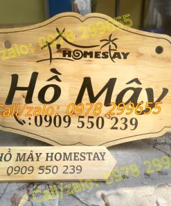 Biển chỉ dẫn gỗ khu nghỉ dưỡng homestay đẹp