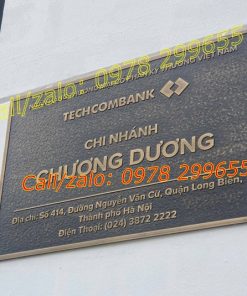 Biển công ty đúc nhôm - đồng