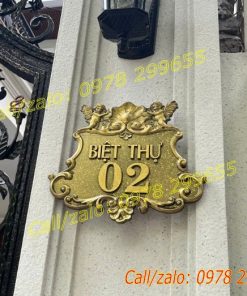 Biển số nhà biệt thự mẫu thiên thần