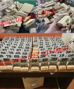 Biển số bàn bằng gỗ đẹp nổi bật