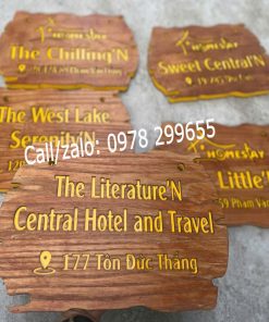 biển gỗ homestay nhỏ đẹp giá rẻ