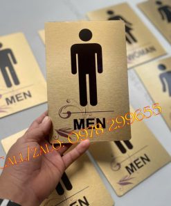 Biển nhà vệ sinh wc nam nữ lấy ngay