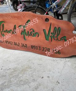 Biển gỗ Homestay villa đẹp khu nghỉ dưỡng giá rẻ