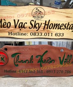 biển gỗ homestay đẹp rẻ