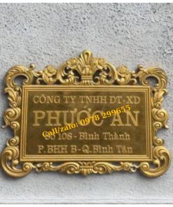 Biển số nhà nhôm đúc theo yêu cầu