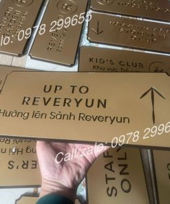 Biển phòng đúc nhôm đẹp bền