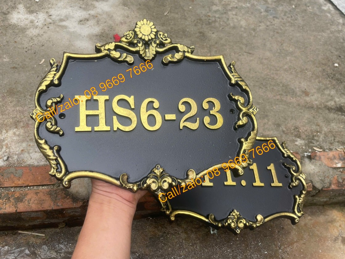 biển số nhà đúc theo yêu cầu