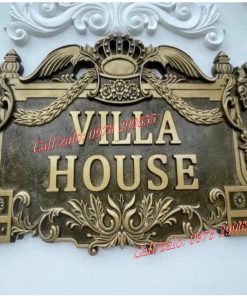 Biển số nhà đúc nhôm theo yêu cầu giá rẻ