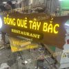 Biển gỗ đẹp có đèn led cho nhà hàng homestay villa đẹp