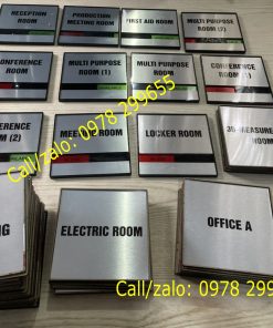 Biển trượt phòng ban rảnh - bận
