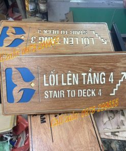 Biển phòng lắp đặt tại du thuyền