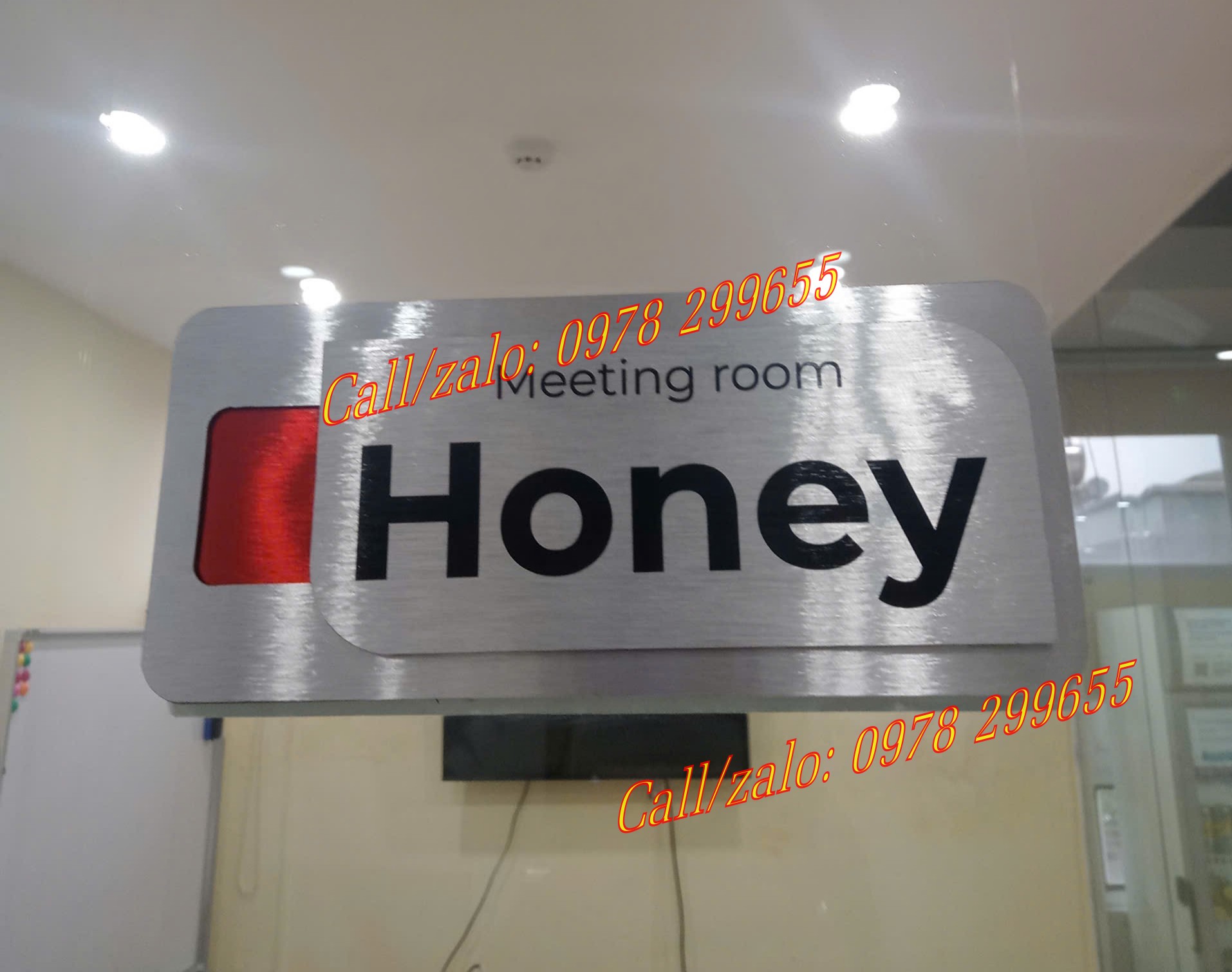 biển trượt phòng họp