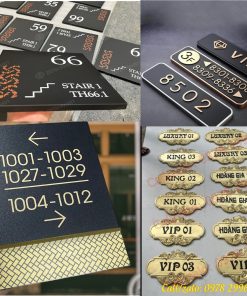 Biển số phòng khách sạn chung cư
