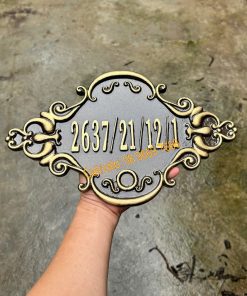 Biển số nhà đúc nhôm mẫu mới độc lạ