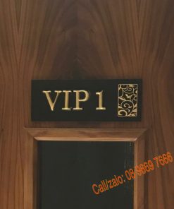 Biển số phòng Vip đúc nhôm
