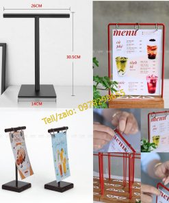 Kệ menu chữ T tiện lợi giá rẻ