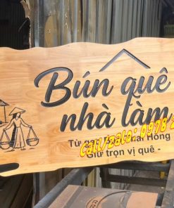 Biển gỗ homestay villa đẹp rẻ