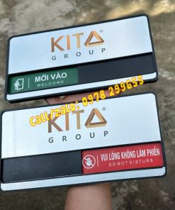 Biển phòng họp trượt ngang nội dung