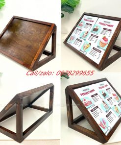 Kệ để menu món ăn khổ A3
