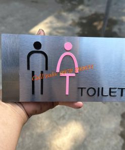 Biển nhà vệ sinh nam nữ đẹp